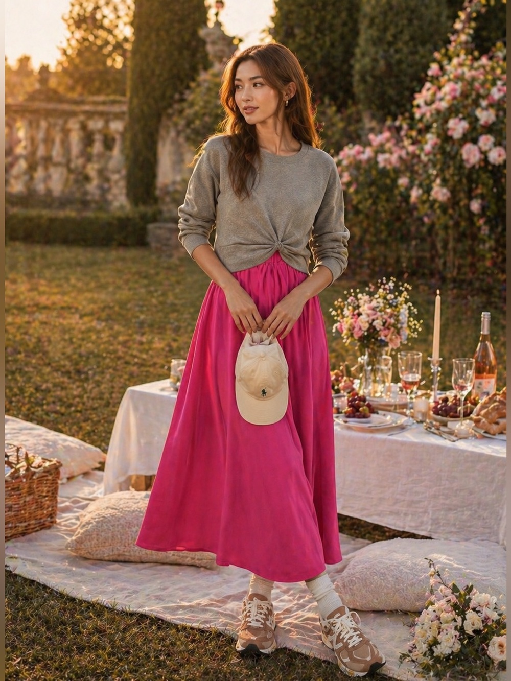 Anthropologie By Anthropologie Long-Sleeve Mockable Jumper & Midi Dress